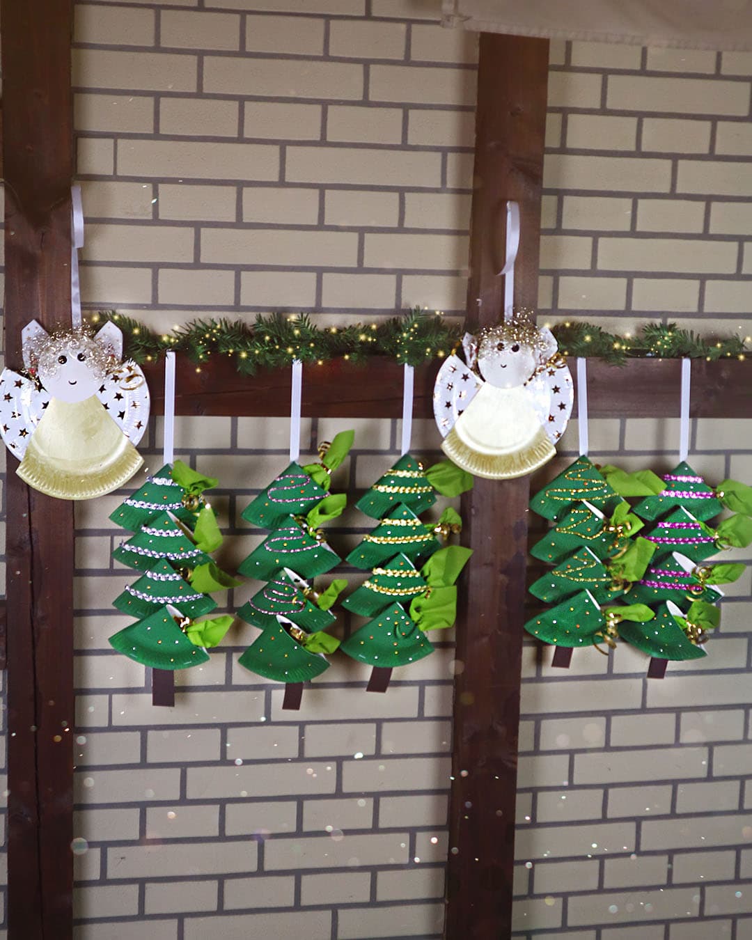 adventskalender Pappteller